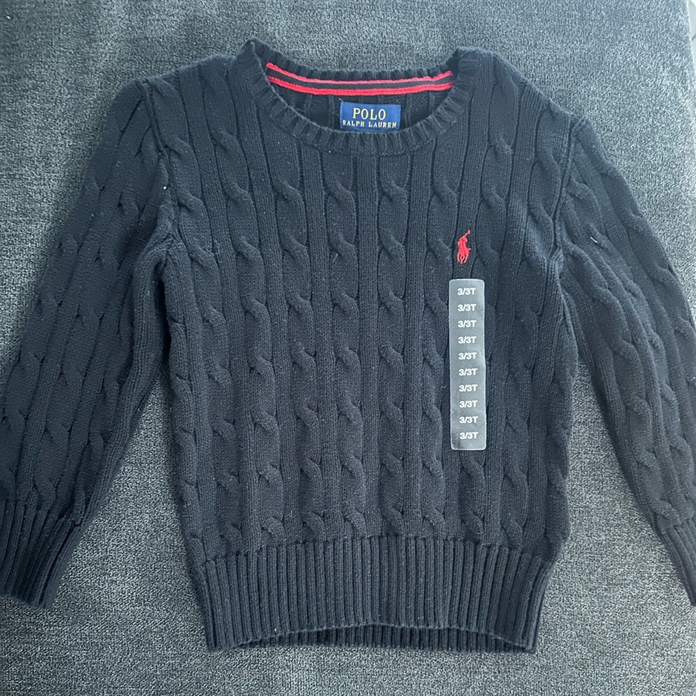 Ralph Lauren Toddler Boys Cable Sweater